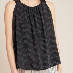 Anthropologie Carly Shimmer Top